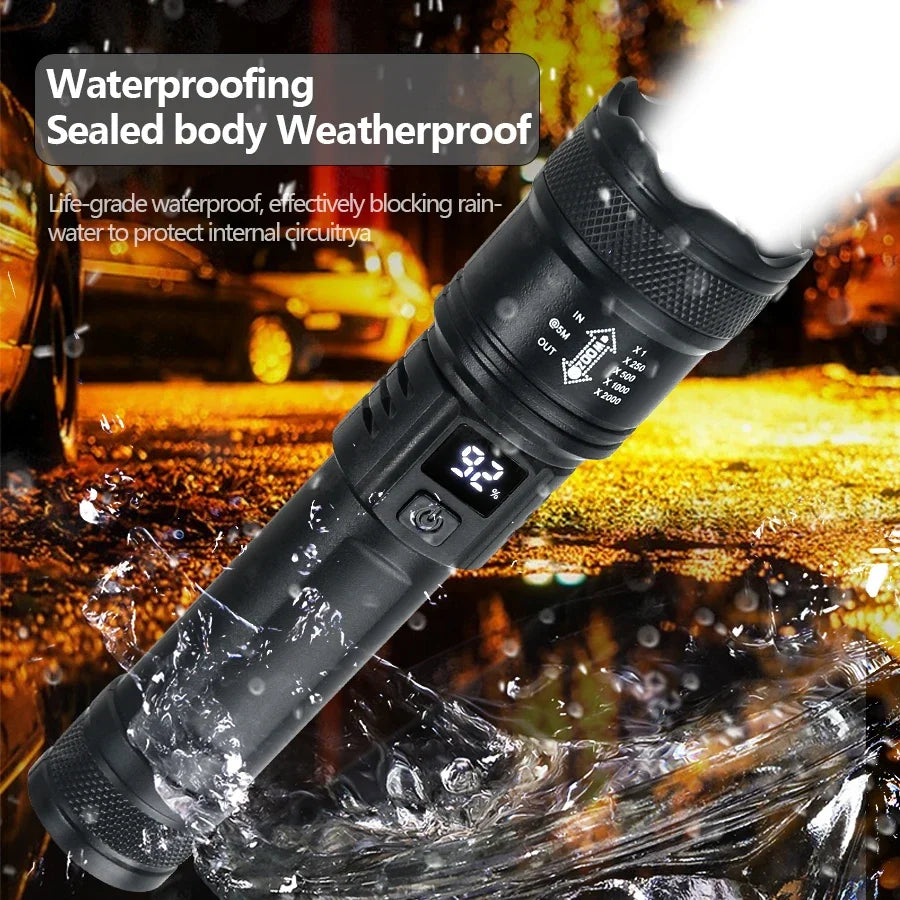 Rugged PowerBeam Flashlight